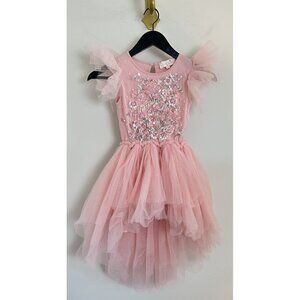 TUTU DU MONDE Kids' Garden's Gate Embellished Tutu Party Dress Size 6-7 Years